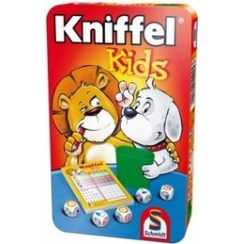 Kniffel kids - hra v plechové krabičce