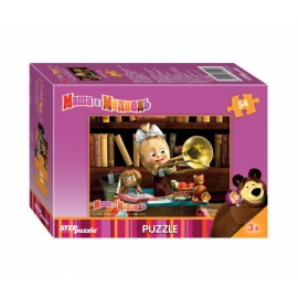 Puzzle Máša a medvěd - 54d