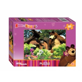 Puzzle Máša a medvěd - 80d